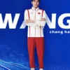 体育明星游泳王长浩代言广告-出席活动