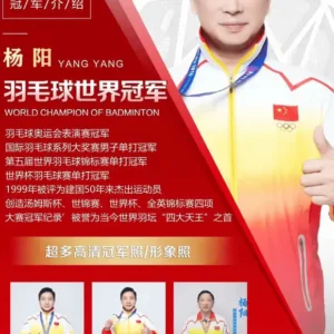 羽毛球世界冠军杨阳经纪公司